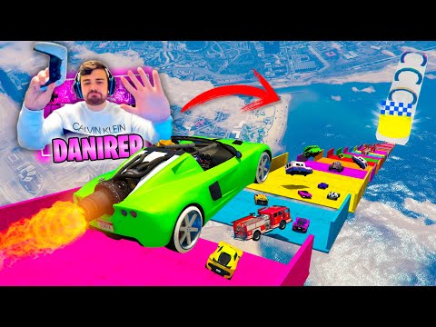 LA MEJOR MEGA RAMPA DEL MUNDO SIN MANOS - GTA 5 ONLINE