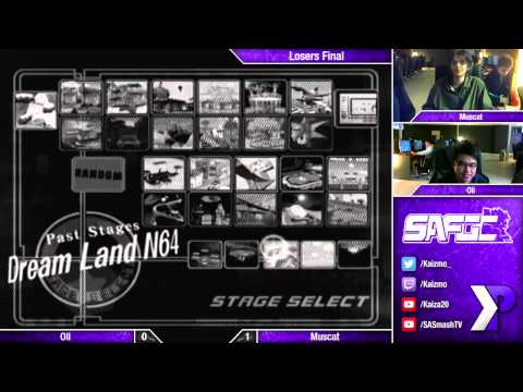 SAFGC R1 - Oli (Fox) vs Muscat (Peach) - Losers Final - SSBM
