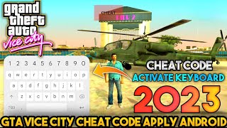How to use cheat code in GTA vice City Android | How to enable cheat codes gta vc Open Keyboard Gta