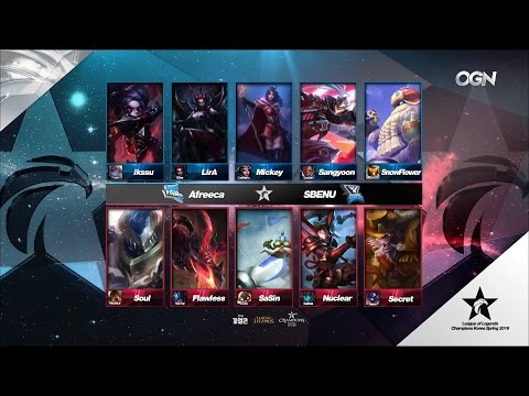 SSB vs AFS Game 2 Highlights - SBENU SONICBOOM vs AFREECA FREECS - LCK Week 11 - SPRING 2016