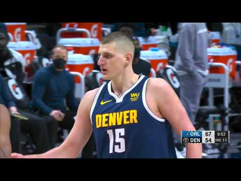 HIGHLIGHTS: Nikola Jokić nearly notches another triple-double in win vs. Magic (04/04/2021)