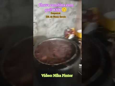 Chuva combina com quê? Vídeo: Nika Pintor em Coqueiral no Sul de Minas Gerais! 🙂👍