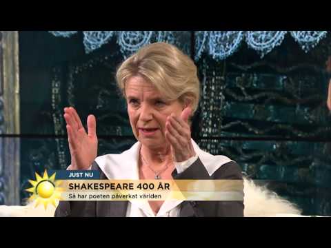Stina Ekblad om Shakespeare: ”Språket är så fysiskt och vackert” - Nyhetsmorgon (TV4)