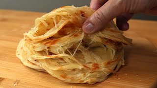 Download lagu How to Make Flaky Layered Bread in Minutes! Without Yeast or Oven! 😍Anyone Can Make It💯% !! mp3