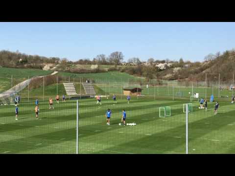 Spielform Überzahl am Flügel - Fußballtraining 1899 Hoffenheim Julian Nagelsmann (Umschaltspiel)