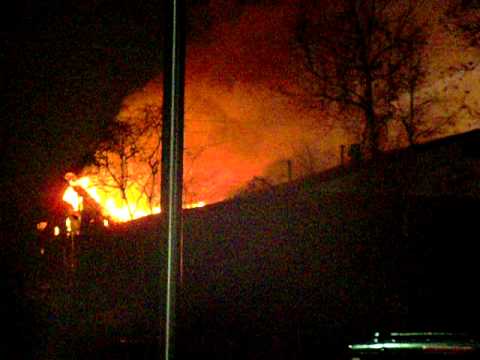 Elks Lodge in Festus Missouri on Fire