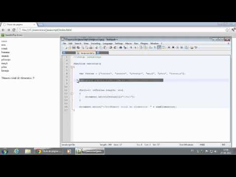 001 Introdução à linguagem JavaScript