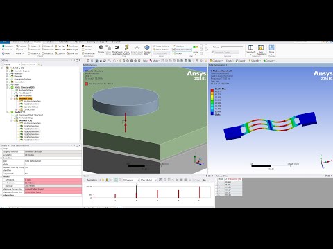 Ansys Mechanical: Modal analysis with preload or pre-stress (Bolt pretension)