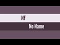 NF No Name Lyrics