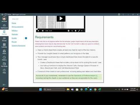 W04 Project Call Center BUS 115 Tutorials