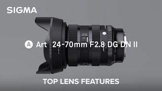Video thumbnail for SIGMA 24-70mm F2.8 DG DN II | Art Lens (2024) - Top Features by SIGMA America