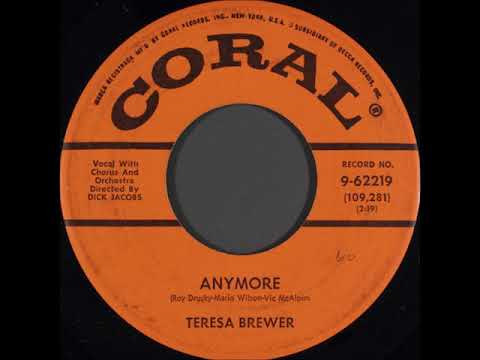 Teresa Brewer - Anymore (1960)