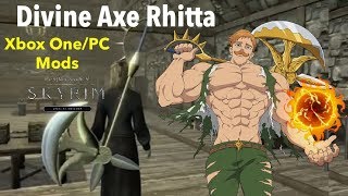 Divine Axe Rhitta Skyrim SE Xbox One/PC Mods