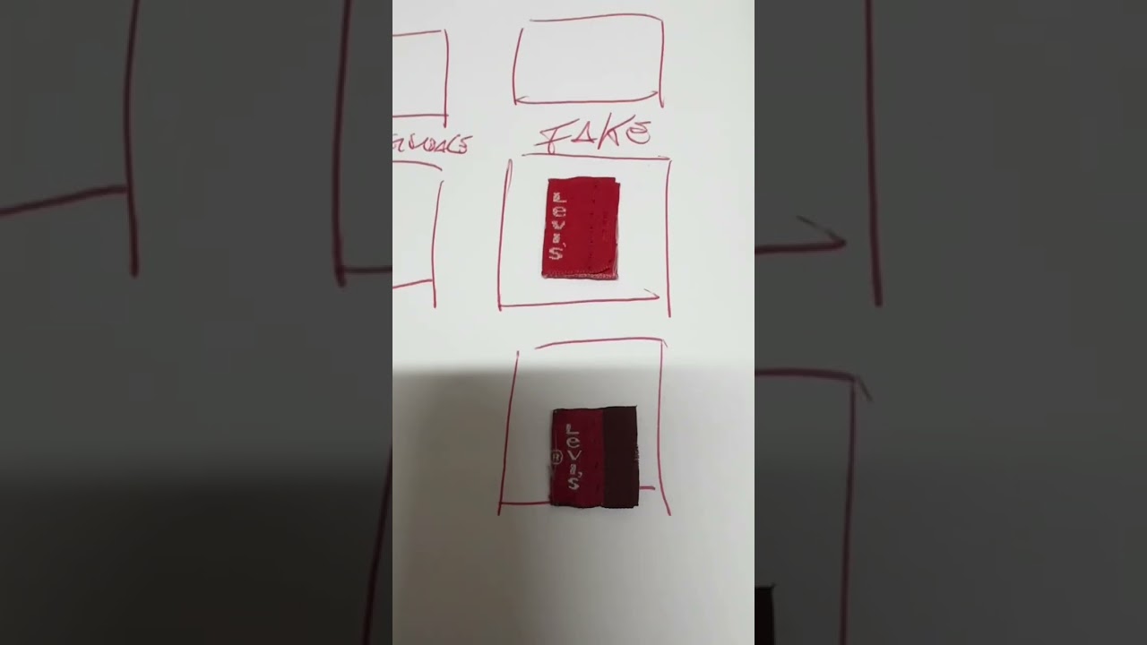 Levis originale vs Fake, mettiamo a confronto i Tab #levis #levis #wholesale #vintageclothing 