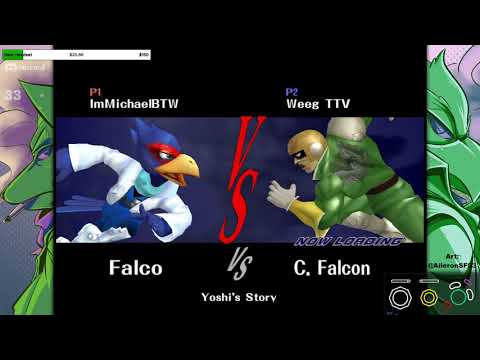 FLFN - I'm Michael BTW (Falco) vs Weeg (Captain Falcon) - Pool B1 LR4