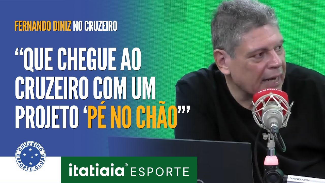 COMENTARISTAS ANALISAM ACERTO DO CRUZEIRO COM O TÉCNICO FERNANDO DINIZ