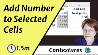Increase Numbers by Specific Amount in Excel