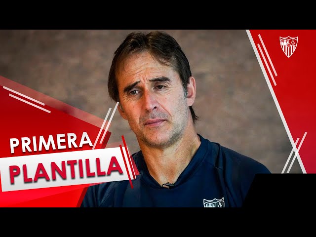 Julen Lopetegui, entrenador del Sevilla FC.