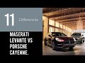 Maserati Levante vs Porsche Cayenne.