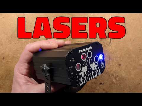 Inside a very interesting four laser aura unit