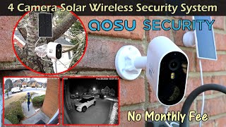 BEST Solar Wireless Security Camera System | AOSU SECURITY CAMERA