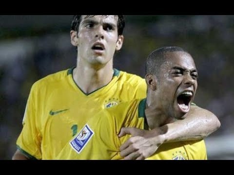 Brazil Vs Paraguay (2-1) Goals - WC Qualifying 2010