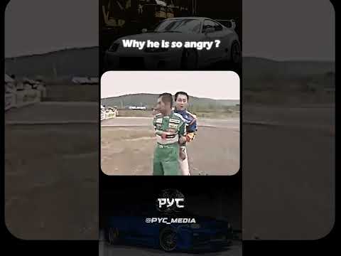Why he is so angry ? #driftking#KEIICHI#TSUCHIYA#japan #cars #needforspeed #edit #nissan #automobile