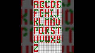 Most amazing and attractive cross stitch Elphabets Letters
