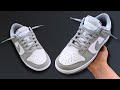 HOW TO LACE NIKE DUNK LOWS LOOSELY BEST WAY