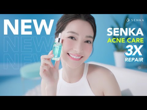 Senka’s New Acne Care 3X Repair Regime 💧✨ – your complete solution to clearer, healthier skin.