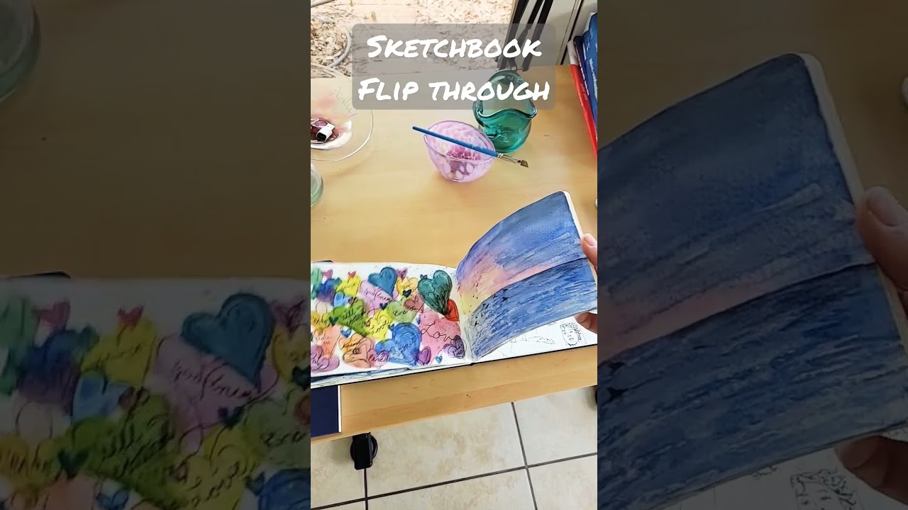 Sketchbook Flip Through 2023 January to March