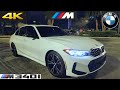 2023 BMW M340i POV Night Drive 4K Binaural Audio 10 Speaker HiFi Sound System