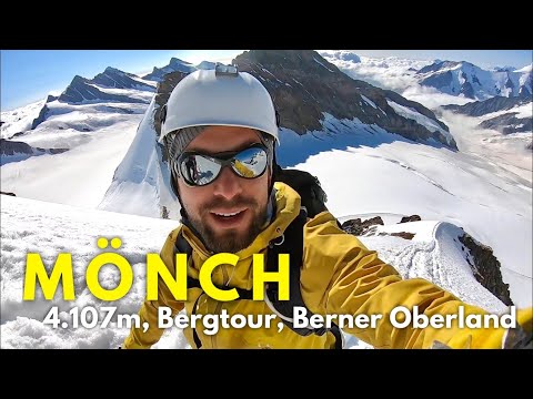Mönch, 4.107m, Bergtour im Berner Oberland mit ausgesetztem Gifelgrat