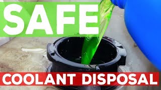How to dispose of Radiator Coolant Antifreeze for FREE