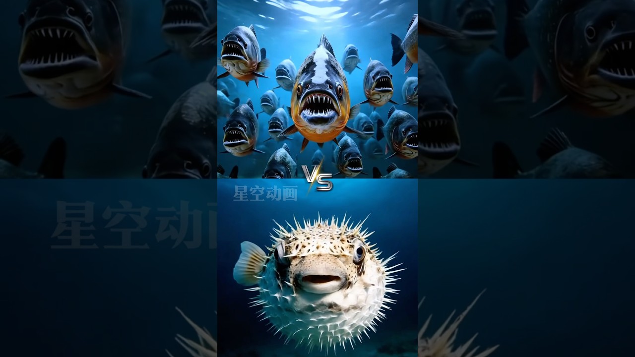 The ultimate battle of piranhas
