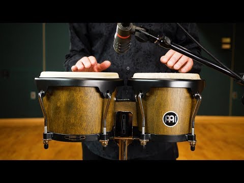 Headliner Series Wood Bongos - Vintage Wine Barrel - HB100VWB-M