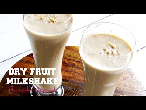 Dry fruit milkshake | Healthy Ramadan Recipes | Hungry for Goodies Video