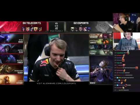 LS and Nemesis commentate SKT vs G2 - Game 3 - Semi-finals, Worlds 2019