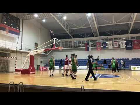 KLS 6. kolo KK Pirot - KK Kolubara 88-95 - Pogodak Dušana Filipovića za produžetak