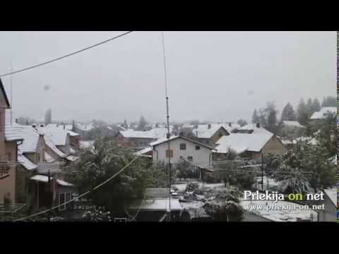 Sneg pobelil pokrajino