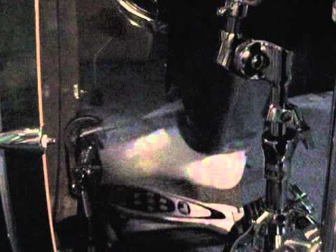 drum beat using the heel toe method