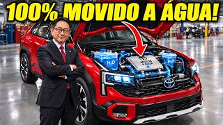 Toyota Revela Motor a Água com 1.930 km de Autonomia que Pode Acabar com os Carros Elétricos!