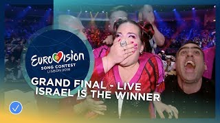 Netta from Israel wins the 2018 Eurovision Song Contest!