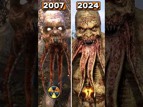 ☢️ STALKER Evolution 2007 vs 2024 🩸 Bloodsucker Comparison #Shorts #Stalker2 #games #stalker