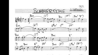 Summertime Play along - Backing track (Bb key score trumpet/tenor sax/clarinet)