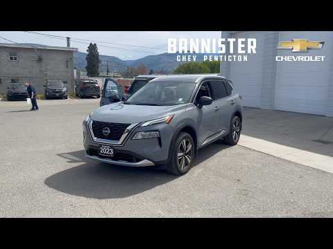 2023 Nissan Rogue AWD Platinum in Gray for sale at Bannister Chevrolet Penticton in Penticton, BC
