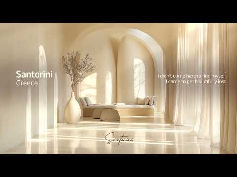 Santorini Hotel Lobby Ambience – Relaxing Lounge & Chillout Music for Calm Evenings, Study, and Work