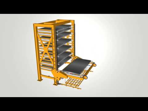 ISL: sheet metal storage system LogiTower (single stock)
