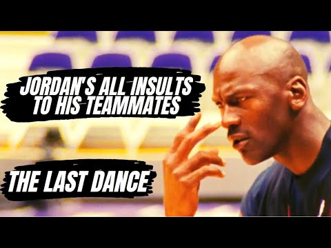 THE LAST DANCE | Michael Jordan's ALL BULLYING & INSULTS to teammates & everyone during practise