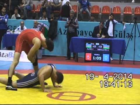 AWFCUP2014 / Igbal Aliyev - Nijat Abdullayev - GR cadet 76 kg gold medal match